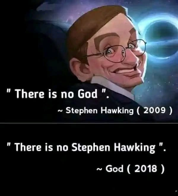 There is no..........