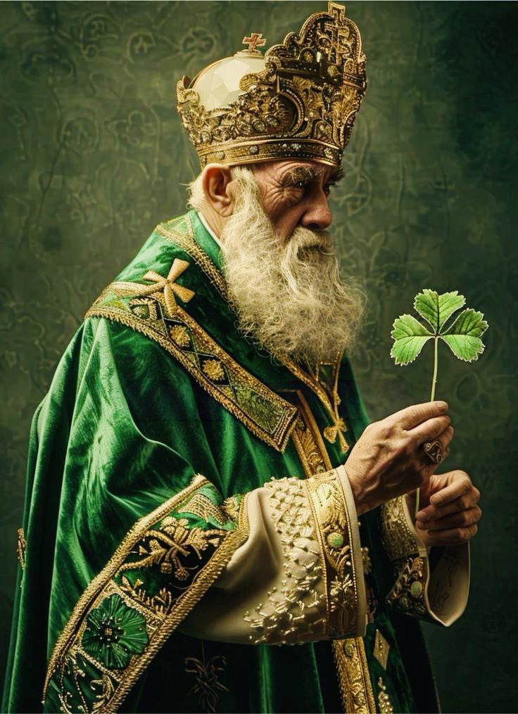 Screw that demonic little leprechaun.. This is what St. Patrick is all about.