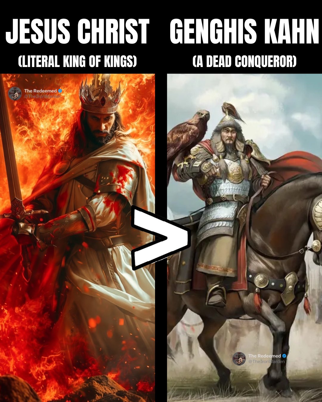 There is one true God and King — Jesus Christ! ✠