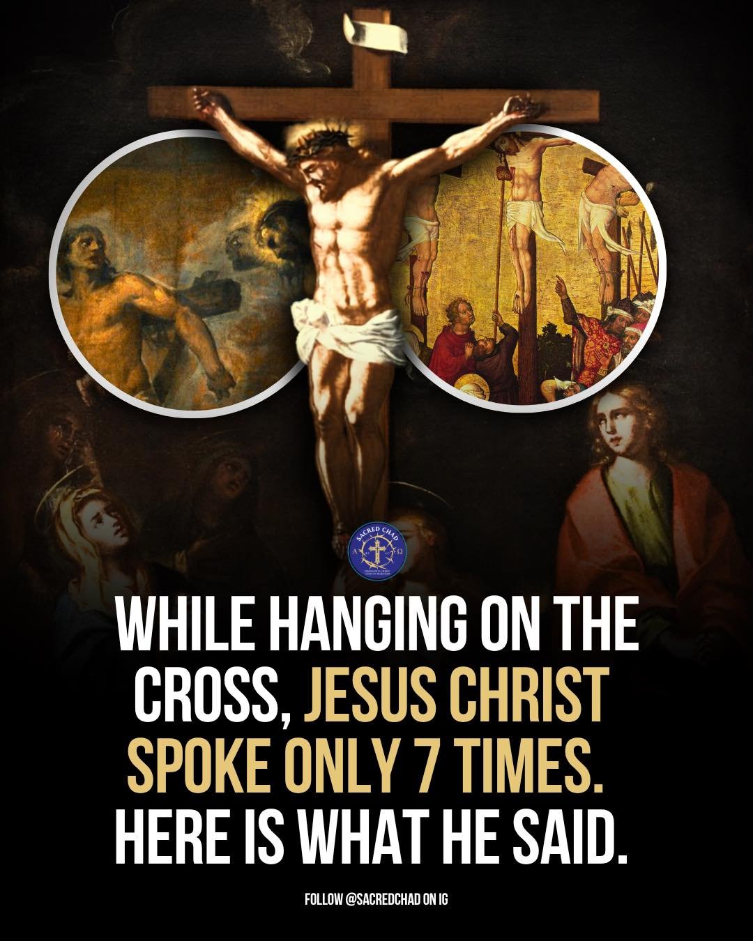 As Jesus hung on the cross on Good Friday, He spoke seven times.