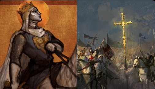 Baldwin fought Saladin, outnumbered 20 to 1, and won. The miracle of the battle of Montgisard: