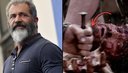 Mel Gibson himself nailed Jesus to the cross in The Passion of the Christ.
