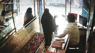 Woman Stabs Shop Keeper.