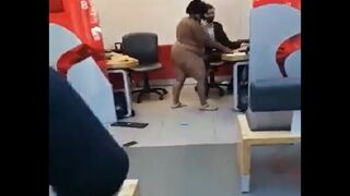 Insane Obese Woman Demands a Refund.
