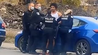 It Took 4 Cops To Try To Take This Man Down!