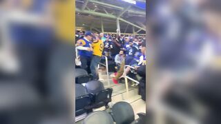 Old Guy Knocks Two Dudes Out at a Rams Game