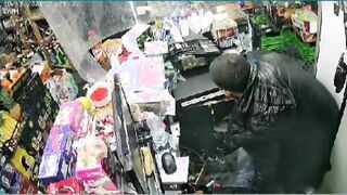 Robber Plays Whac-A-Mole with a Liquor Bottle on his Victim's Head