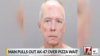 Man Threatens Little Caesars Employees with AK-47 After Being Told to Wait For His Pizza!