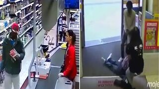 Cashier Sick and Tired of Constant Theft - Manhadles Thieves Like a Boss