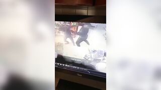 Dude Gets Brutally Stabbed From Behind.