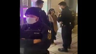 Jackboot Thug Cops Bully And Take Away 80 Year Old Granny For Not Identifying Herself
