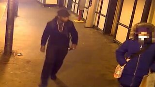 Man in Lawless NY Assaults an Asian Woman Waiting for Subway.
