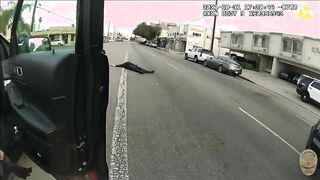 LAPD Cops Shoot Suspect After Walking Toward Them While Armed With a Knife