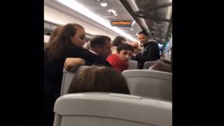 Massive Brawl Breaks Out Between Passengers on a Train Because a Couple Didn't Wear Masks