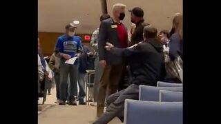 School Board Meeting Over Indian Mascot Ends in Brawl