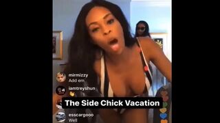 Crazy Side Chick Follows Her Man and His Family to the Islands,