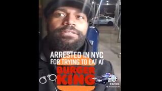 Black Man Describes Being Arrested in Burger King for Not Having Vax Pass