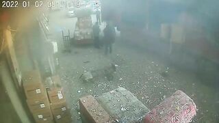Fireworks Package Blows Up In Worker's Face Killing Him Instantly
