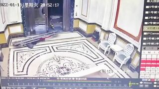 Delivery Driver Crushed By Door