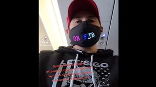 Spirit Airlines Forces Passenger With Let's Go Brandon Mask To Change It.