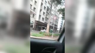 Phone Snatcher Chased and Crushed In Sao Paulo