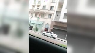 Phone Snatcher Chased and Crushed In Sao Paulo