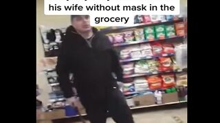 Guy SNAPS After His Wife is Refused Service for Not Wearing a Mask, Smashes a Store with an Axe