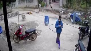 Man Shoots Neighbor From Second Floor Over Dispute In Vietnam