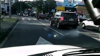 Driver Shoots Traffic Stop Robber In Brazil