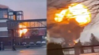 Russian Missile Strikes Airport As People Try To Flee In Western Ukraine! (Bombing & Aftermath)