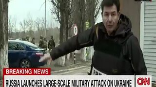CNN Journalists Magically Appear Right Where Russians are Airdropping, Get Completely Left Alone by Russian Troops.