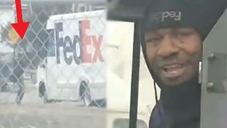 This Is Why Your Package Late: FedEx Driver Caught Picking Up A Prostitute While Making Deliveries!