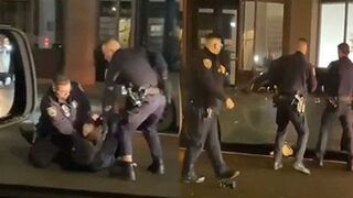 Just Turn in your Badges Now...Cops Hilariously Struggle to Detain ONE Man