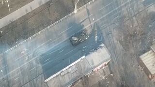 Russian T-64BV Takes 3 RPG Hits Before it Finally Explodes, Killing the Crew Inside