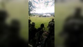 Five Soldiers Injured by Artillery Explosion During Training In Colombia.