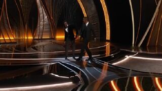 Will Smith Walks on Stage and Punches Chris Rock in The Face at the Oscars over Wife Joke