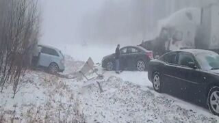 5 People Have Been Killed In A Wild Crash On Pennsylvania Interstate During A Snow Squall!