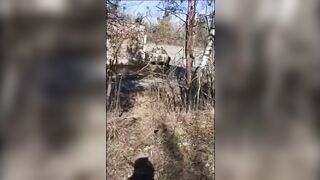 Ukrainian Forces Appear to Execute the Driver of a Seized Russian Armo