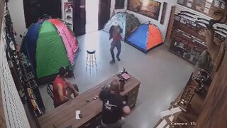 Gun Store Owner Goes From Zero To John Wick During An Attempted Robbery!