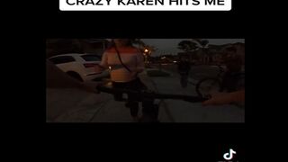 INSANE Karen Stops to Assault Kid Riding His Bike In Front of His House