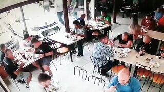 Deadly Shooting In Brazilian Cafeteria Caught On CCTV