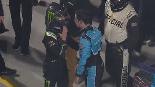 NASCAR Driver Attacks Another Driver after Race.