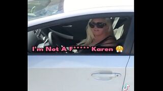 Prius Driving Karen Want's Attention.