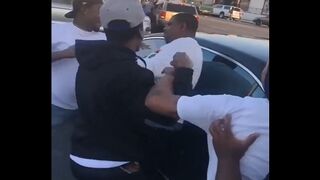 Gang Members Wait Outside Liquor Store to Beat Customers in Lawless California 