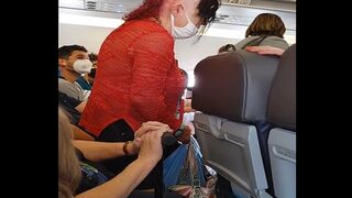 Patient Flight Attendant Deals With a Woke Goth Karen