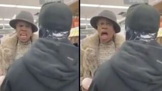 Walgreens Shoplifter Gets Heated After Getting Caught By Security!