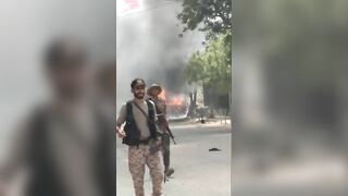 Karachi University Blast: Video Shows Moment When Suicide Bomber Blows Herself