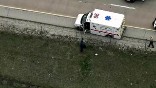 Police Tackle Stolen Ambulance Driver on Highway after 70-mile Chase 