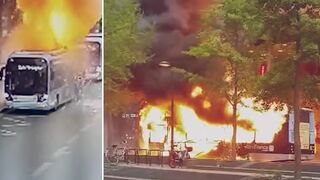 Two Electric Buses Spontaneously Explode, Entire Fleet Taken Off the Road