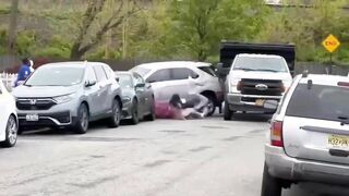 Pedestrian Struck In Queens hit-and-run by Pick-Up Truck (CCTV & AFTERMATH)